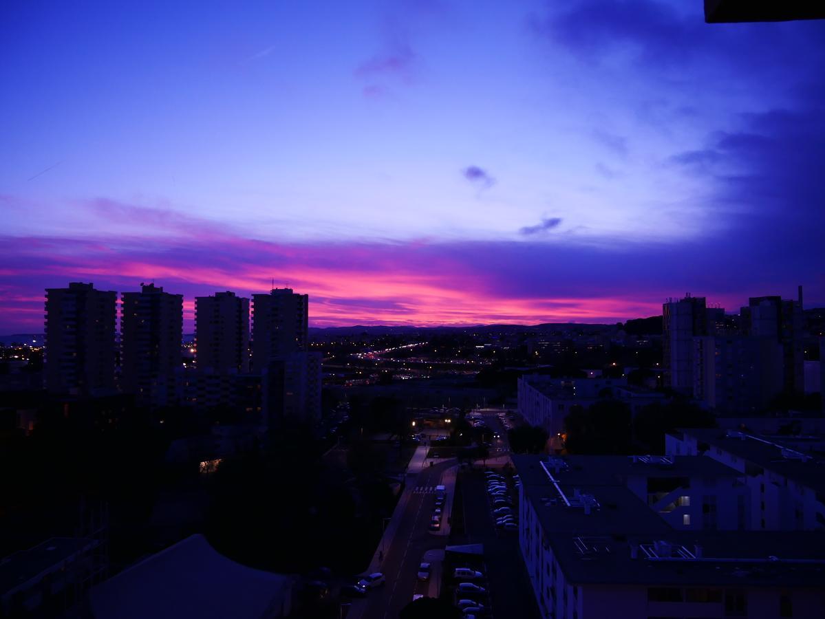 Appartement Rooftop 8 Personnes Grande Terrasse Avec Parking Quartier Aeroport Nice Luaran gambar